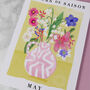 Seasonal Flowers Personalised Print, thumbnail 6 of 10