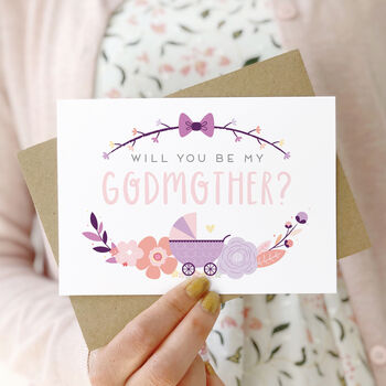 Will You Be My Godmother? Card, 2 of 12