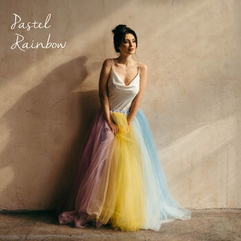 Tulle Rainbow Wedding Skirt, 2 of 11