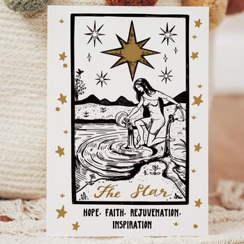 Tarot Card 'The Star' Tag Style Necklace, 12 of 12