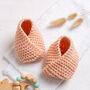 Personalised Baby Booties Knitting Kit, thumbnail 1 of 8