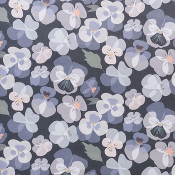 Floral Pansy Wrapping Paper, 3 of 4