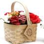 Valentine's Red Roses Bouquet Gift Basket, thumbnail 3 of 3
