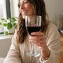 Engraved Wine Glass Personalised Gift For 30th Birthday, thumbnail 2 of 8