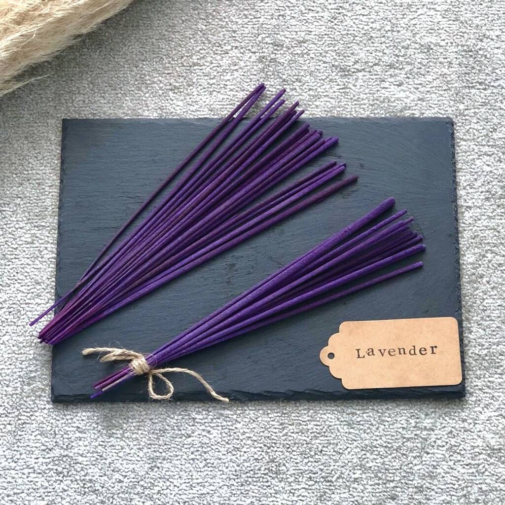 Natural Fresh Lavender Incense Sticks Hand Rolled, 1 of 5