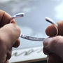 Men's Open Silver Bracelet, thumbnail 1 of 8