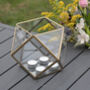 Recycled Metal Hexagonal Candle Holders, thumbnail 5 of 6