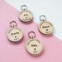 Personalised Wooden School Bag Tag, thumbnail 1 of 6