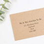 Pressed Wildflowers Wooden Magnet Save The Date, thumbnail 5 of 5