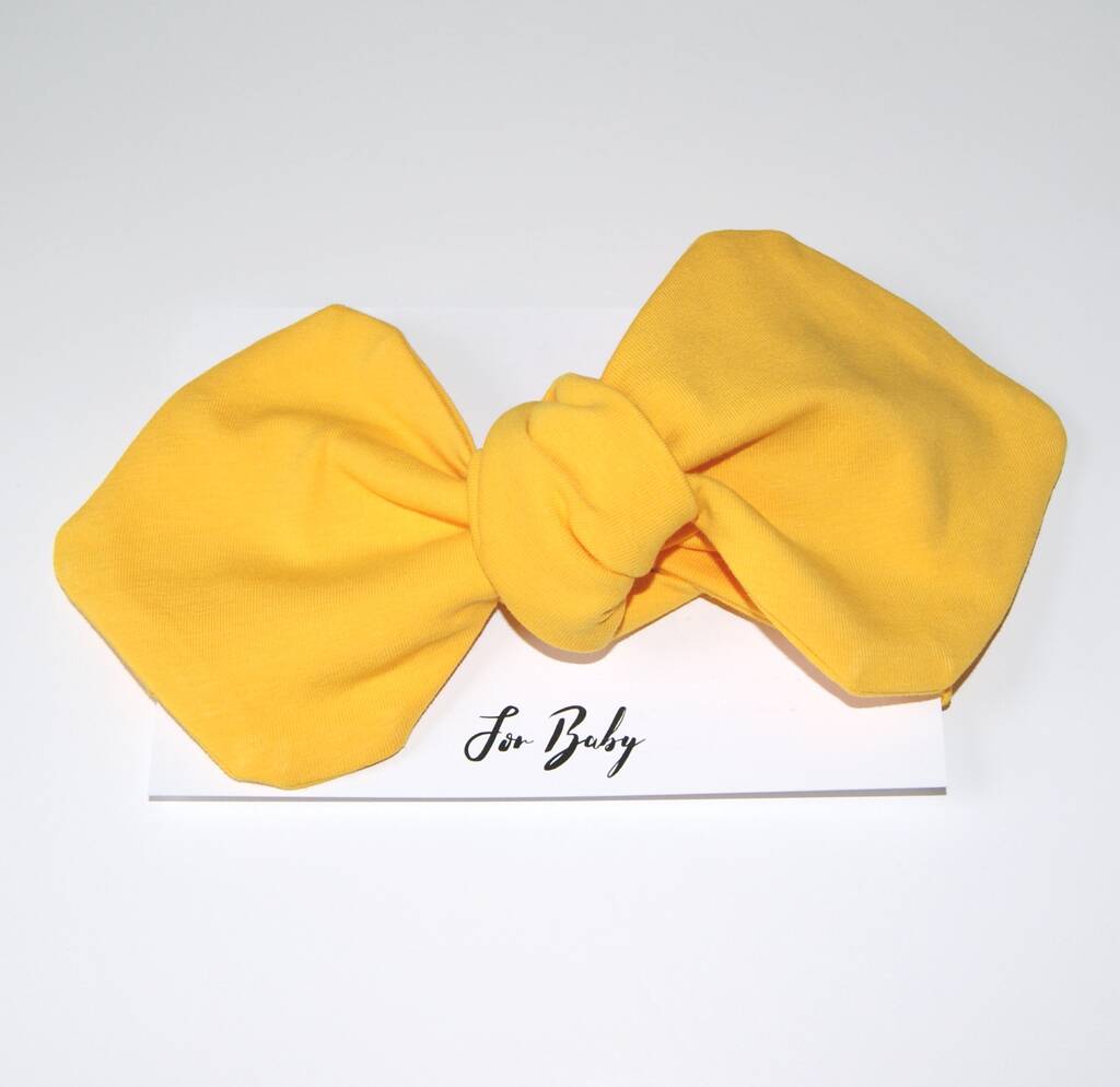 Baby Headband, Yellow By LittleLily