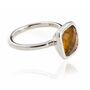 Desert Sunset Quartz Ring In Sterling Silver, thumbnail 3 of 5