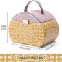Modern Yellow Jewellery Organiser Travel Box, thumbnail 7 of 7