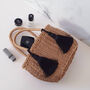 Boho Wicker Tassel Tote Summer Bag, thumbnail 8 of 12