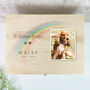 Personalised Rainbow Bridge Photo Pet Keepsake Box, thumbnail 2 of 9