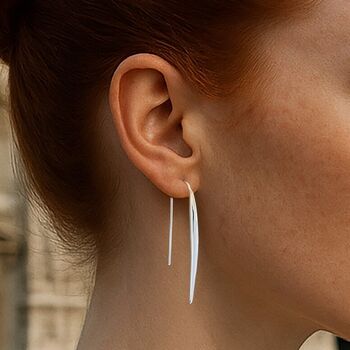 Gold Sterling Silver Chilli Pepper Earrings, 5 of 10