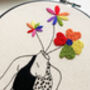 Rainbow Female Embroidery Kit, thumbnail 3 of 9