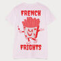 French Frights Men's Slogan T Shirt, thumbnail 4 of 4