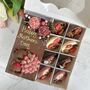 Mothers Day Chocolate Bear Personalised Flowers Bouquet, thumbnail 1 of 10