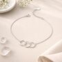 Mother, Daughter And Granddaughter Infinity Bracelet, thumbnail 2 of 5