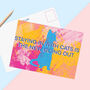 Staying In With Cats Is The New Going Out Postcard, thumbnail 1 of 4