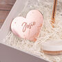 Bridesmaid Pink And Gold Marble Hamper Gift Box Set, thumbnail 5 of 8