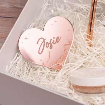 Bridesmaid Pink And Gold Marble Hamper Gift Box Set, 5 of 8