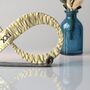 21st Anniversary Gift Brass Infinity Sculpture, thumbnail 4 of 9