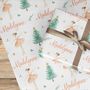 Sugarplum Fairy Personalised Christmas Wrapping Paper, thumbnail 1 of 4