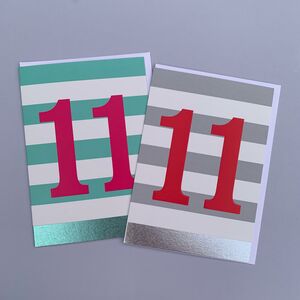 Eleven Years Old Children's Birthday Card By Nest | notonthehighstreet.com