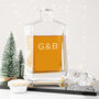 Personalised Luxury Initials Glass Decanter, thumbnail 2 of 4