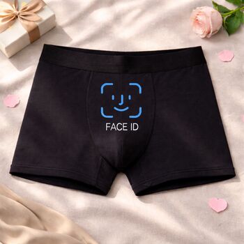 Funny Valentines Gifts For Him Face ID Underwear For Couples, 2 of 10