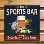 Sports Bar Man Cave Pub Sign, thumbnail 11 of 12