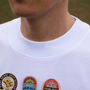 Wolves Football Beer Mats Oversized T Shirt, thumbnail 10 of 10