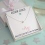 Sterling Silver Congratulations Necklace, thumbnail 11 of 12