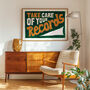 Take Care Of Your Records Hand Painted Retro Wall Art Print, thumbnail 4 of 7