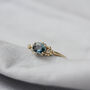 'Powerful' Montana Sapphire Diamond Ring, thumbnail 3 of 5