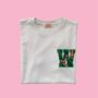 Personalised African Print Left Chest Initial T Shirt, thumbnail 8 of 8