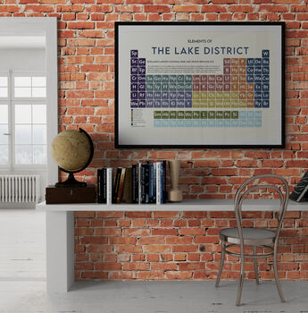 The Lake District Periodic Table Art Print, 5 of 9