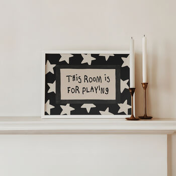 This Room Is For Playing Nursery Print, 8 of 9