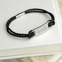 Personalised Men's Statement Leather Bracelet, thumbnail 9 of 12