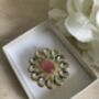 Indian Pink Gold Plated Kundan Adjustable Ring, thumbnail 2 of 4