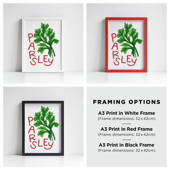 Parsley Herb Print From An Original Painting, 7 of 11