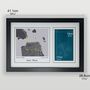 Personalised Great North Run Medal And Map Display Frame – Great North Runner Gift, thumbnail 3 of 9