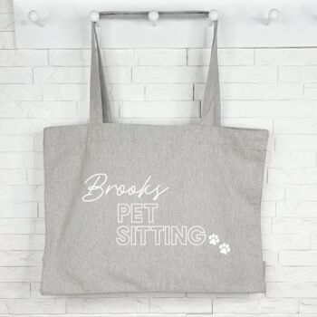 Personalised Pet Sitter Bag For Dogs, 3 of 5