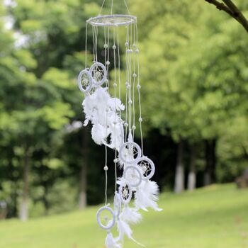 Cascading Boho Halo Dream Catcher For Garden, 3 of 5