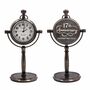 Personalised 17th Anniversary Bronze Desk Clock, thumbnail 1 of 10
