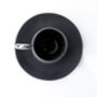 Black Espresso Cup With Silver Or Gold Handle, thumbnail 3 of 5