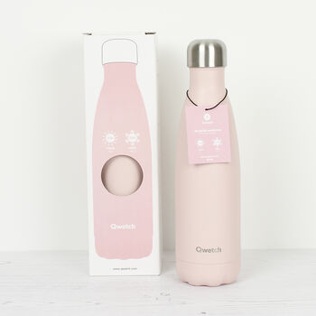 Pastel Pink Insulated Stainless Steel Bottle, 5 of 6