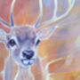 Stag In The Ether Oil Painting, thumbnail 9 of 9