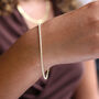 9ct Gold Rope Chain Bracelet, thumbnail 2 of 3